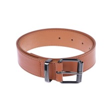 Artificial leather belt for boys, size 90 cm