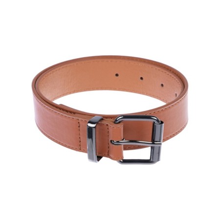 Artificial leather belt for boys, size 90 cm