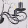 Lada chandelier, size 53x70x53 cm, 300W 5xe14