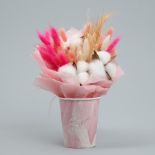 A glass for flowers 
