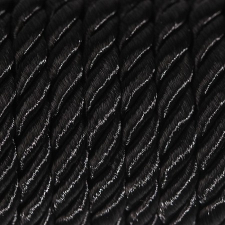 Cord twisted, d = 5 mm, 10 ± 1 m, black color-1