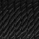 Cord twisted, d = 5 mm, 10 ± 1 m, black color