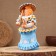 Kovrov toy "Baryshnya with a dog", ceramics