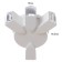 Lamp "Deco" 4xLED 4W 4000K IP66 white 16x4.3x13 cm