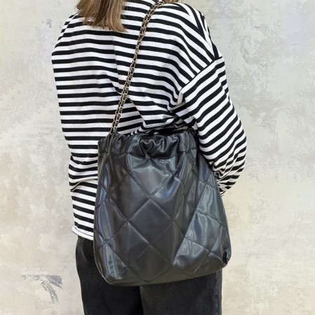 Bag-bag without fastening, black color-7