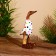 Souvenir "Duck in multi -colored peas" wood 27 cm