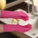 Gloves of household rubber shares, size L, 40 g, color mix