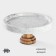 Cake stand Magistro Forest Dream, D = 20.5 cm, acacia, marble