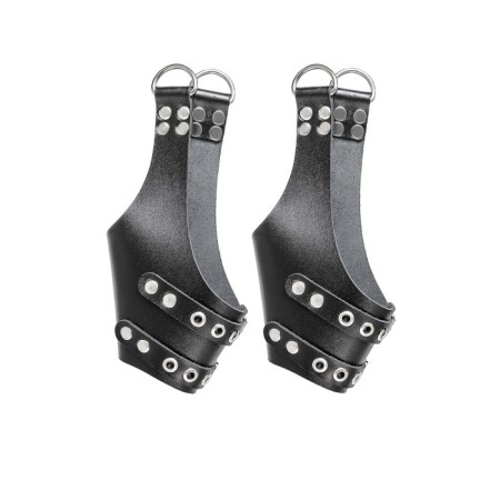 Suspension Pecado BDSM, "rude" with eyelets, genuine leather, black-3