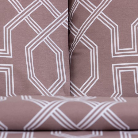 Bed linen 2 joint venture "Roman ornament": Crystick 180x217cm+pillowcase 50x70cm-2pcs, Poplin-3
