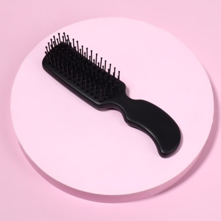 Comb-comb there is a massage, 3 × 13.8 cm, black color-1