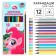 Color pencils, 12 colors, trihedral, my little pony