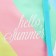 Women's beach bag "Hello Summer", 39x32 cm, pink