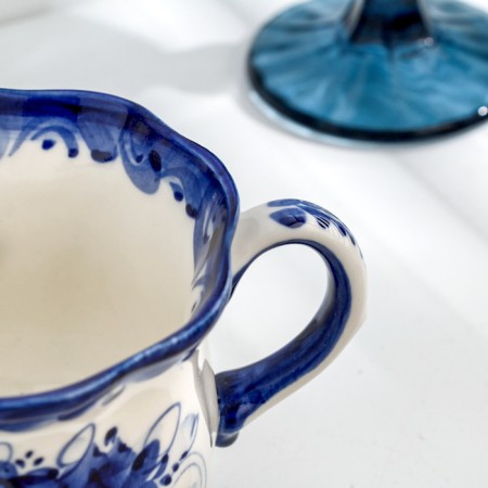 Tea couple "chamomile", gzhel, porcelain, 9x14 cm-7