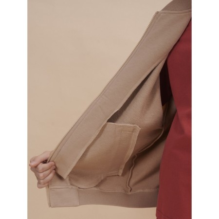 Jacket for girls, height 128 cm, sandy color-12