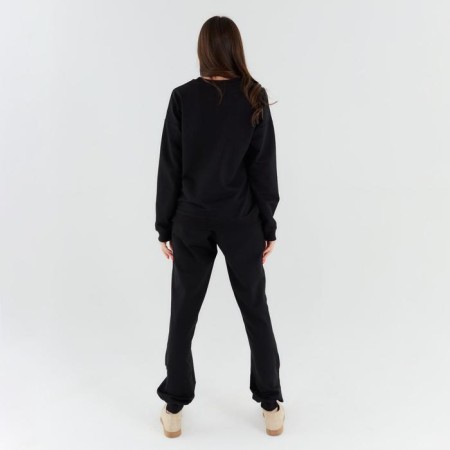 Women's costume (sweatshirt, trousers) minku: Casual Collection Black color, size 42-2