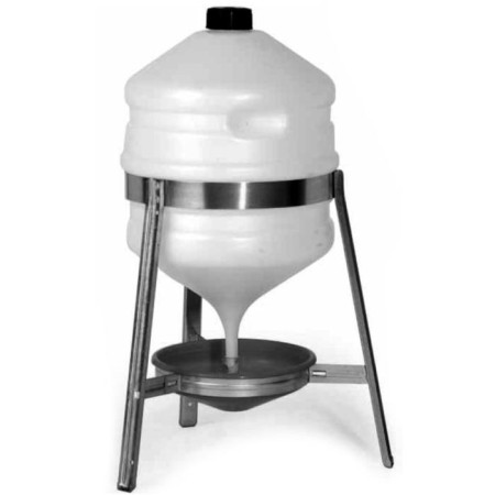 Vacuum drinker for poultry, 30 l, on the legs-2