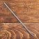Uzbek skewer skewer, working length - 25 cm, width - 8 mm, thickness - 2 mm