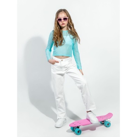TOP for Young girl, height 134 cm, turquoise color-3