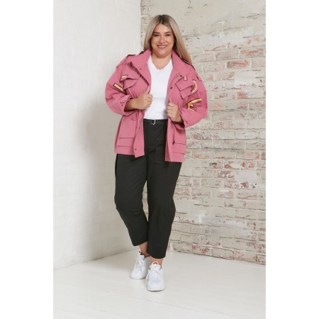 Women's jacket, size 60, pink color-1