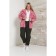 Women's jacket, size 60, pink color