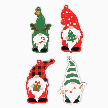 Christmas tree Christmas tree, 4 pcs, set, gnomes-1