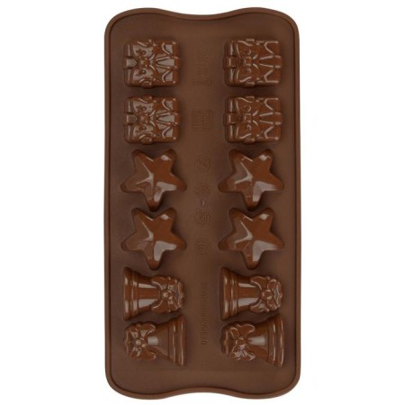 Form for the preparation of candy Christmas, silicone-4