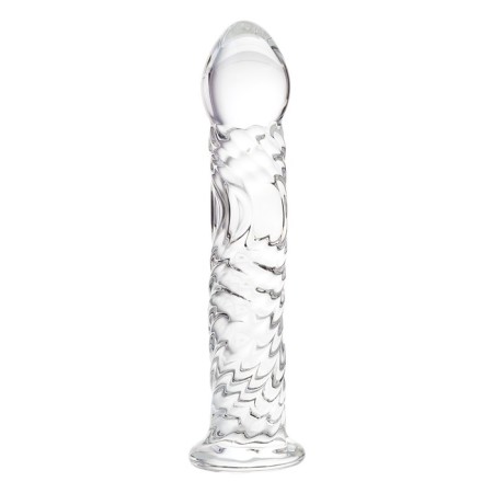 Unrealistic phallimitator Sexus Glass, glass, transparent, 16.5 cm-1