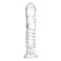 Unrealistic phallimitator Sexus Glass, glass, transparent, 16.5 cm