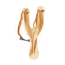 A slingshot, a single tourniquet, a tree 17x8 cm