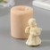 Mold Silicon "Angel with a letter" 5x2.9x2.5 cm mix