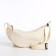 Youth bag with zipper, milk color