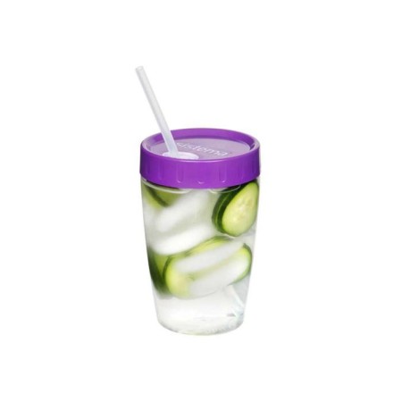 A glass with a tube, 525 ml, mix-10