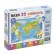 Puzzle Floor "Map of the World" + Training cards, 32 elements