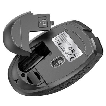 Mouse Borofone BG7, wireless, optical, 1600 dpi, black-4