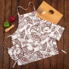 ETICE OF ELECTION OF ELECTIONAL PASS, 40X73 cm towel, 19x19 cm, apron 60x65 cm