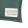 Ethel pillow, 30x50+1 cm, dark green, 100% cotton