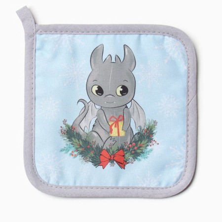 Set of kitchen. Dolyana "Joy Dragon": mittens 20x28 cm, take 17x17 cm, 35% HL, 65% PE-3