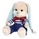 Soft toy "Bunny Jacques", sailor in overalls, 25 cm