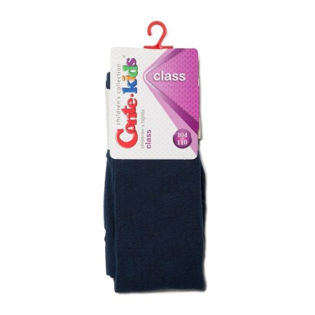 Pantyhose Baby thin cotton conte kids, height 104-110 cm, dark blue color-1