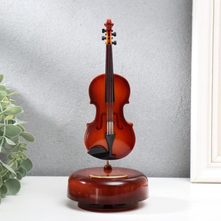 Souvenir plastic Mechanical "Violin" 21x9.5x9.5 cm