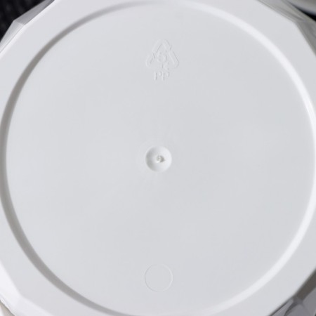 Flower pot with basal watering Ruby, 3 l, white color-6