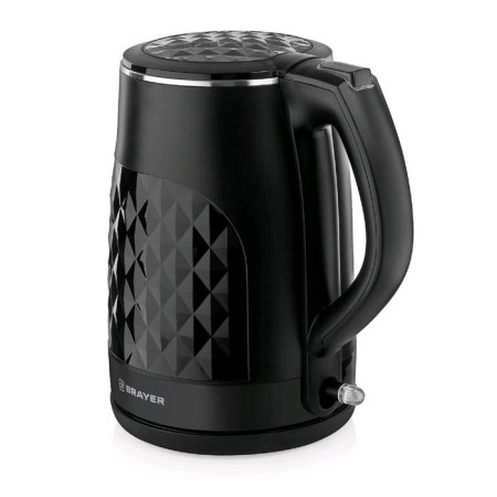 Electric kettle Brayer BR1043BK, Metal, 1.5 l, 2200 W, auto shutdown, black-1