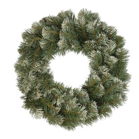 Christmas wreath "Festive" snowy 40 cm., 90 branches-1