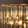 Pollux22 cm chandelier, D 42 cm, 6x40W E27