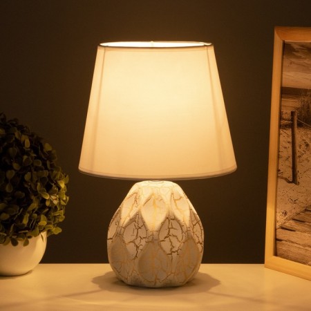 Table lamp "Ivett" 1x40W E14 white 20x20x30cm-1