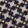 Payer satin fabric, width 150 cm, dark blue color