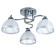 Caspian chandelier 3he27 40W chrome 48x48x22 cm Bayerlux