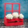 Kashpo wooden 24 × 14 × 30 cm "Window flower beds", with a pen, pink DAMI beautifully