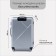 Big suitcase 28 ", code castle, silver color